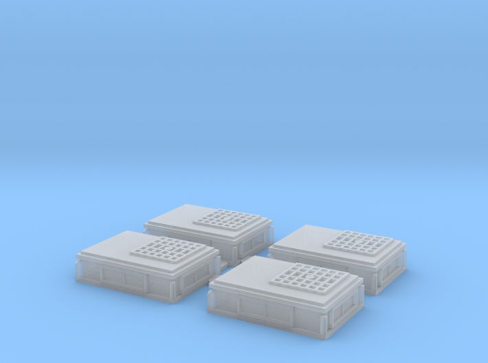 Rooftop-Mounted Air Conditioner Units (N scale) 3d printed