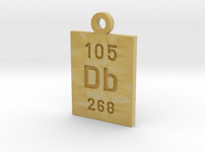 Db Periodic Pendant 3d printed