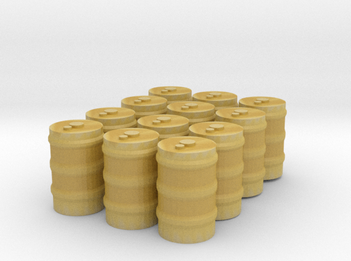 12 55 gallon drums 3d printed