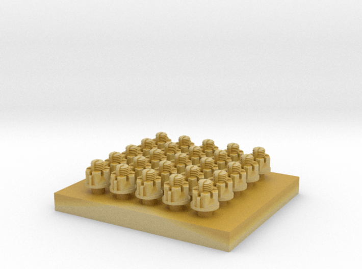 Slotted Nut Set 1:20.3 3d printed 