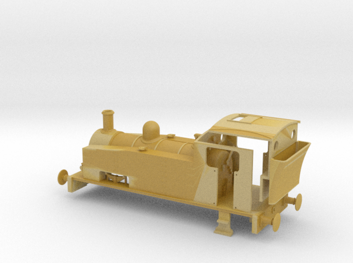 Hudswell Clarke 0-6-0 shunter (for RTR chassis) 3d printed