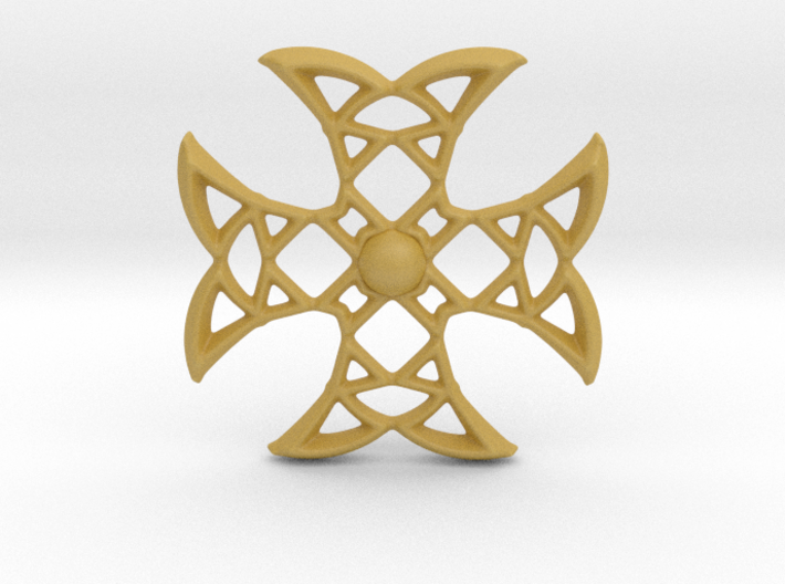 Pointed Cross 3d printed