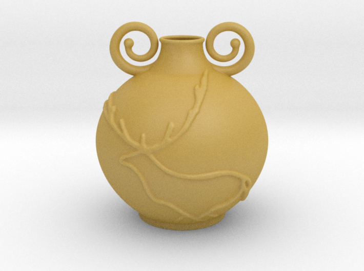 Deer Vase 3d printed