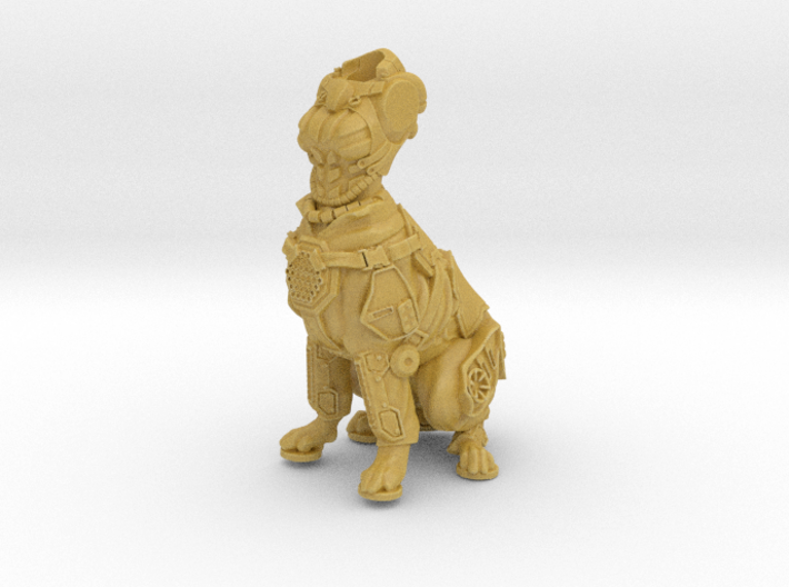 Anthropomorphic female heavy armor dog taur 1(HSD  3d printed 