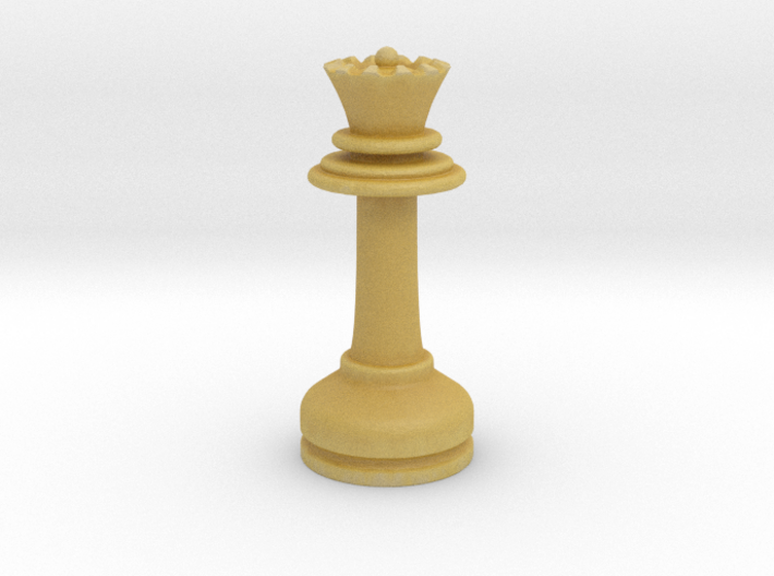 MILOSAURUS Chess MINI Staunton Queen 3d printed