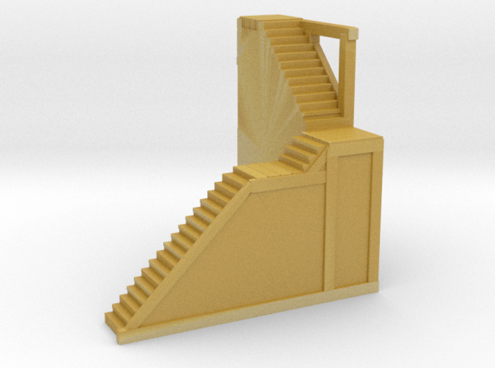 Glacier Town (Right Side) Stairs 3d printed