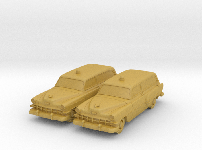 1954 Chevy Police Wagon (2) N Scale Vehicles 3d printed