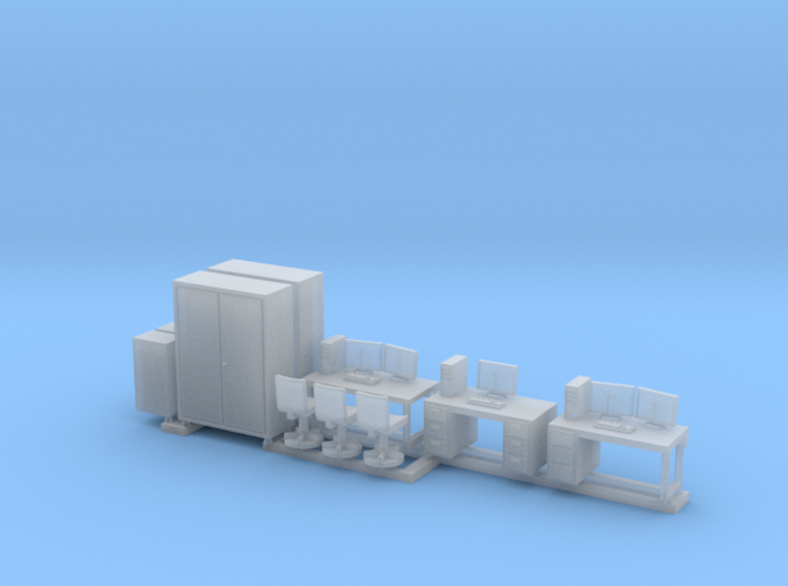 1:100 Office Furniture 3d printed
