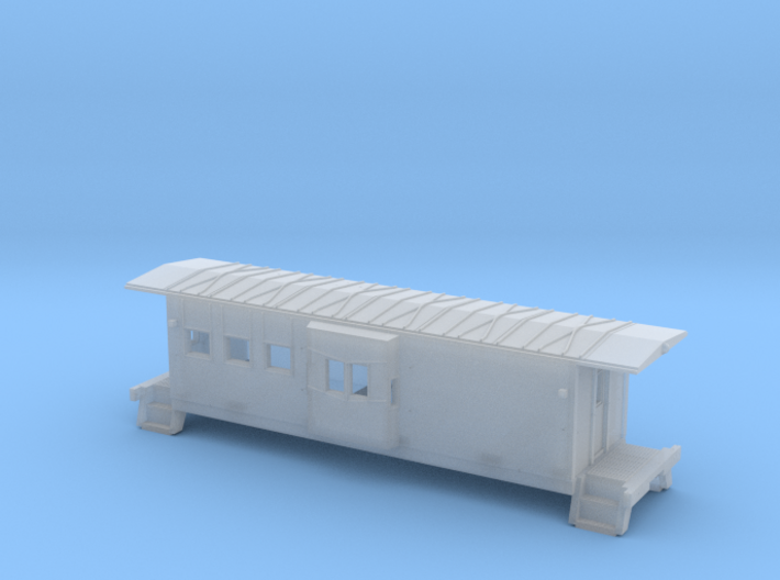 N Chessie C-27 Caboose Shell 3d printed