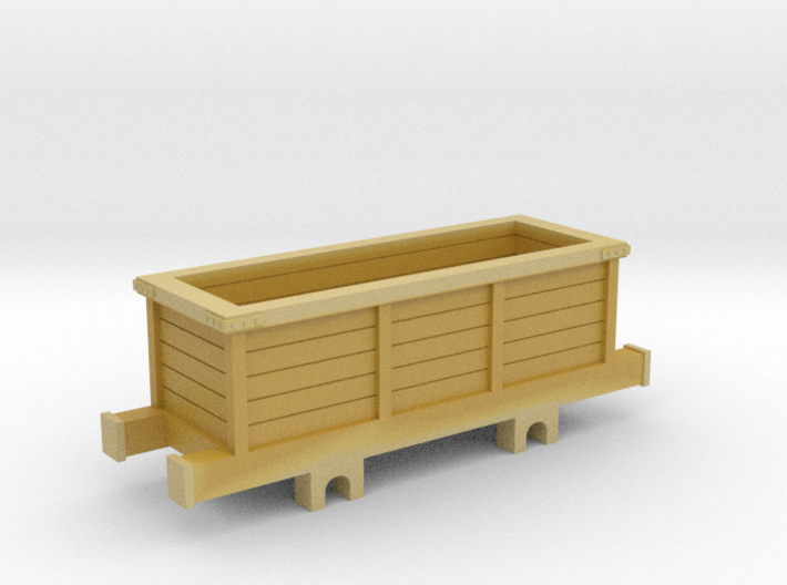 early open wagon 3d printed