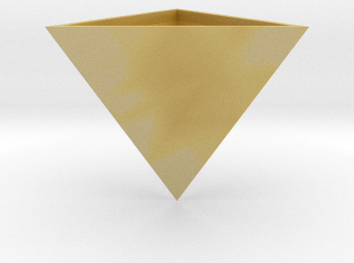 gmtrx 108mm lawal tetrahedron pot 3d printed