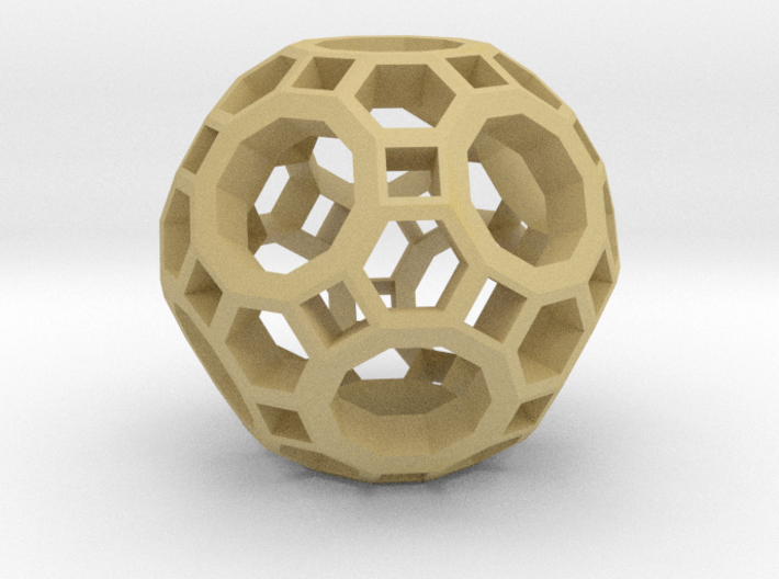 gmtrx lawal v2 truncated icosidodecahedron 3d printed