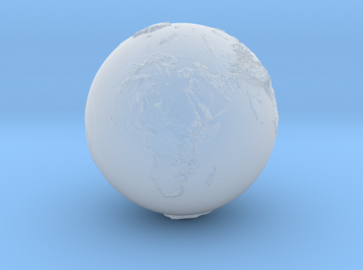 earth relieve 3d printed