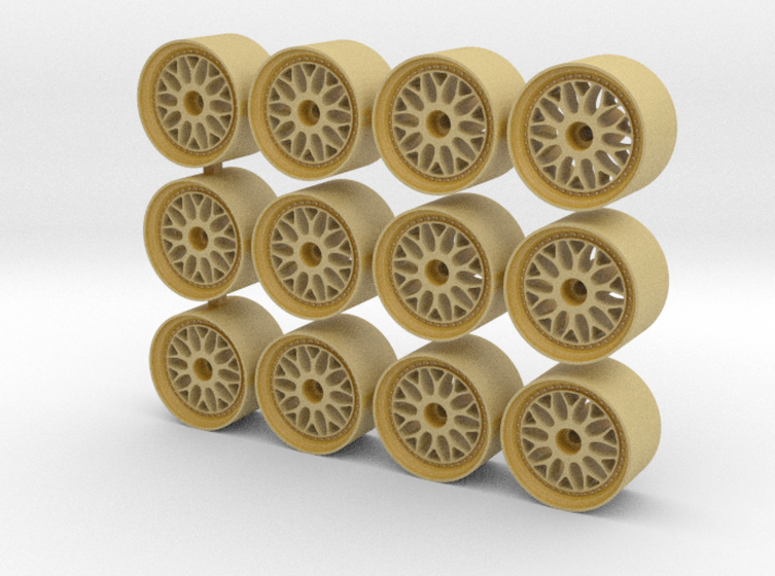 Rotiform DAB rims for Hot Wheels 3d printed