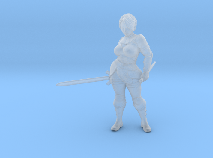 Swordgirl2 3d printed