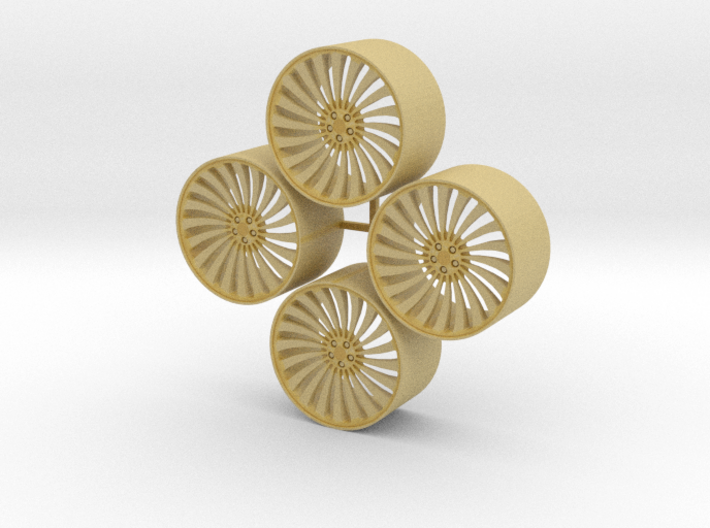 20'' Forgiato Autonomo wheels in 1/24 scale 3d printed