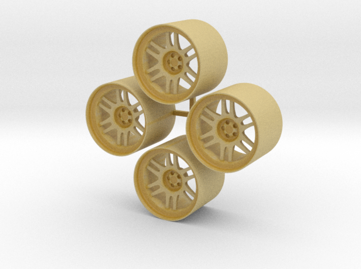 15'' Enkei RPF1 wheels in 1/24 scale 3d printed
