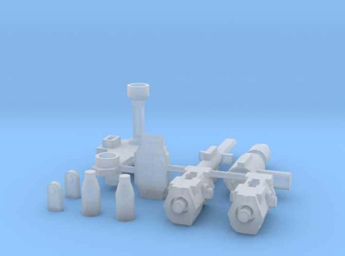 TF WFC Earthrise - Exhaust Kit 3d printed
