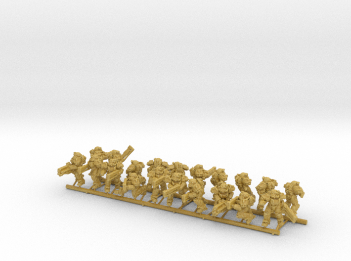15mm Power Armour Soldiers 3d printed 