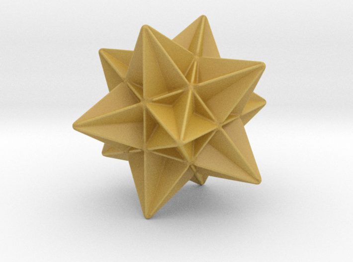 Great Icosahedron - 10 mm - Rounded V1 3d printed