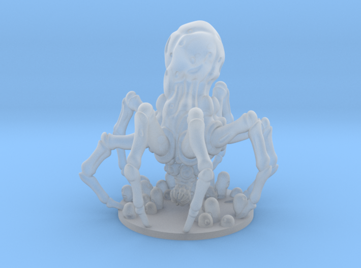 Knobby White Spider 3d printed