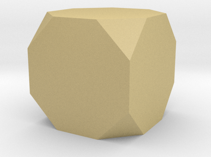 Truncated Cube - 1 Inch 3d printed