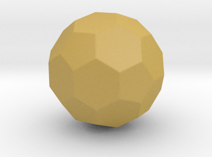 Truncated Icosahedron - 1 Inch - Rounded V1 3d printed