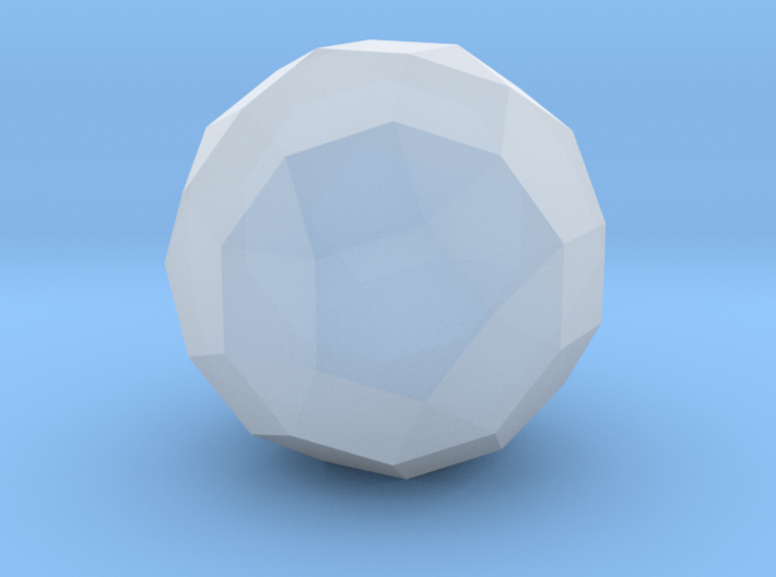Rhombicosidodecahedron - 10mm 3d printed