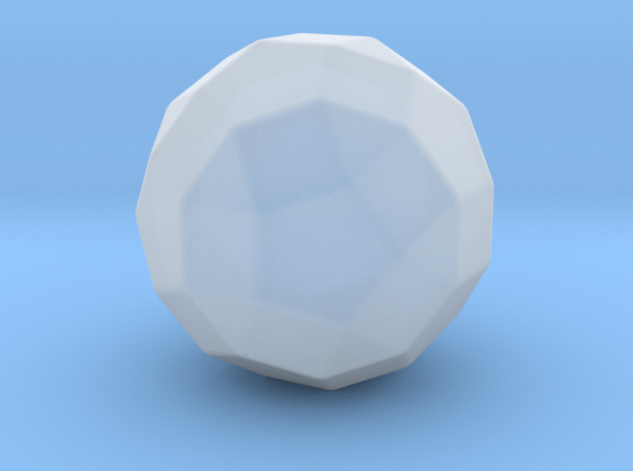 Rhombicosidodecahedron - 10mm - Rounded V2 3d printed