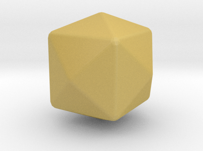 Tetrakis Hexahedron - 10 mm - Rounded V2 3d printed