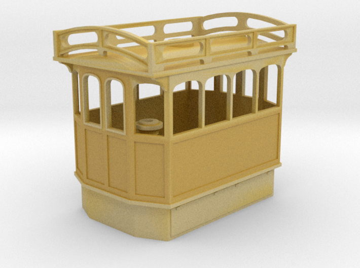 Kitson steam tram 3mm scale 3d printed 