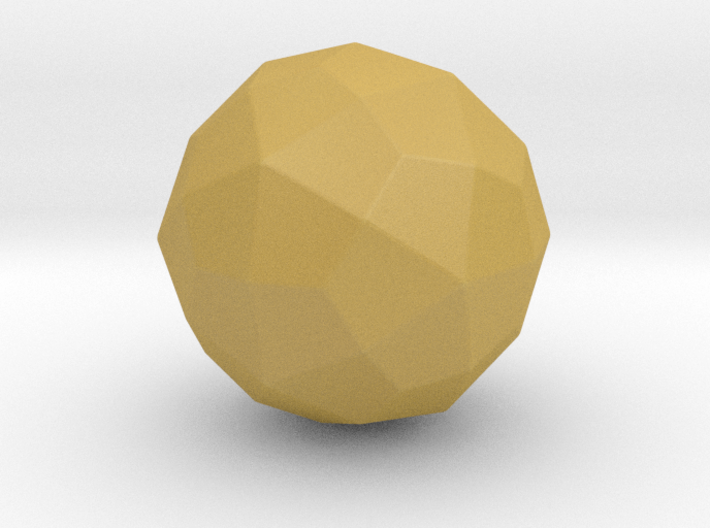 Deltoidal Hexecontahedron - 10mm - Round V1 3d printed