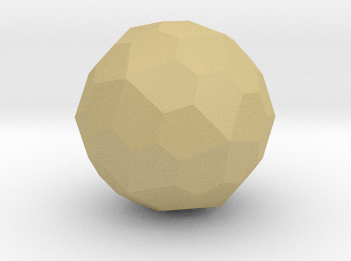 Pentagonal Hexecontahedron (Dextro) - 1 Inch 3d printed