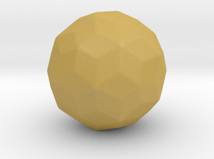 Joined Truncated Icosahedron - 1 Inch - Rounded V2 3d printed