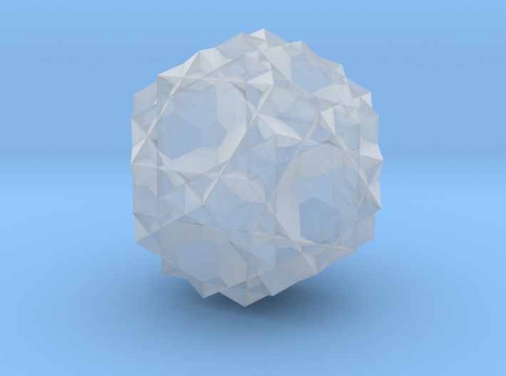 Great Icosicosidodecahedron - 10mm 3d printed