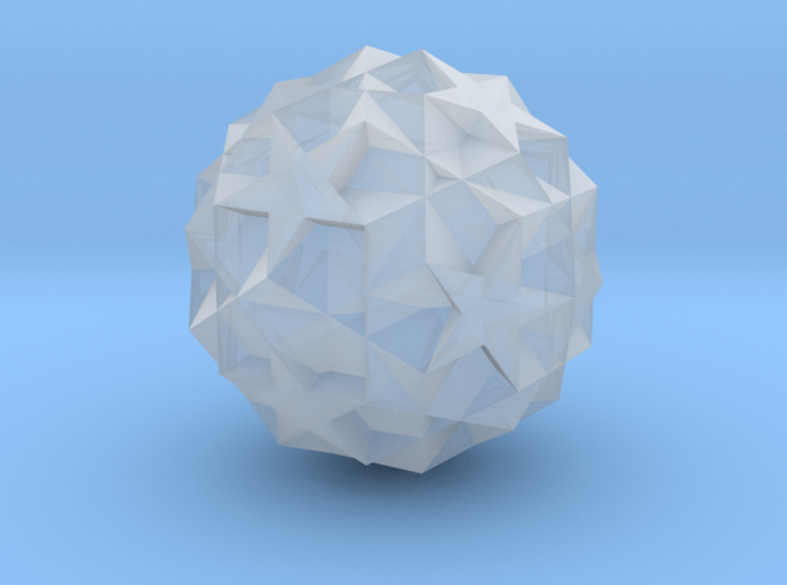 Icosidodecadodecahedron - 10mm 3d printed