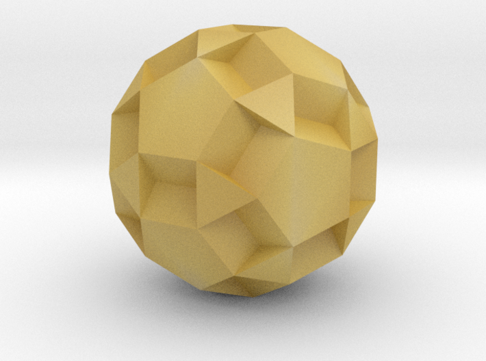Small Dodecicosidodecahedron - 10mm 3d printed