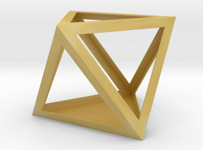 gmtrx 12.61 cm lawal skeletal octahedron 3d printed