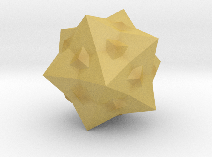 Great Ditrigonal Dodecacronic Hexecontahedron-10mm 3d printed
