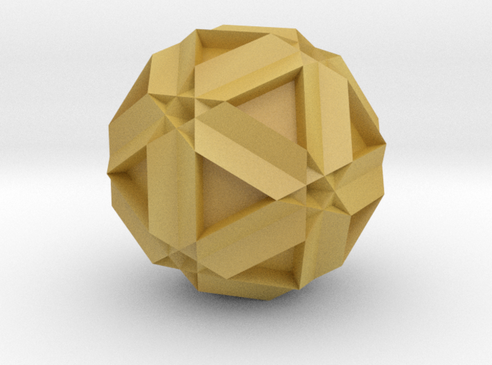 U50 Small Dodecicosahedron - 10 mm 3d printed