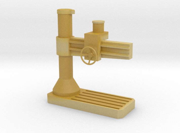 1/48 Scale Radial Arm Drill Press 3d printed