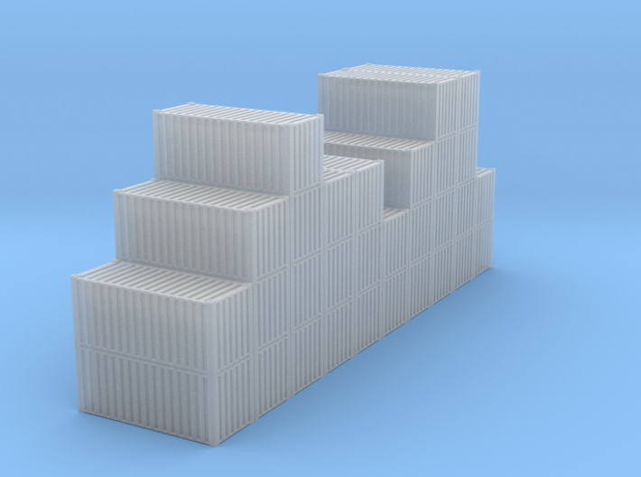 20ft Container Pile #2 in 1/350 3d printed