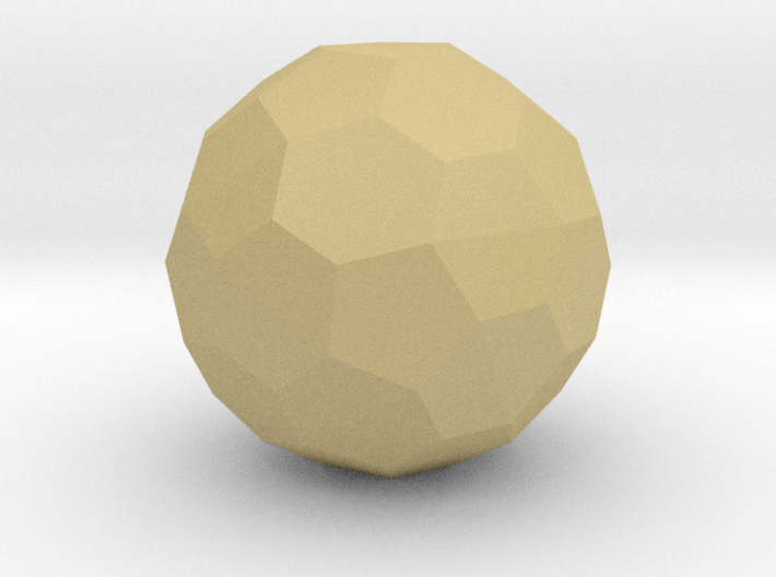 14. Biscribed Propello Dodecahedron - 1 in 3d printed