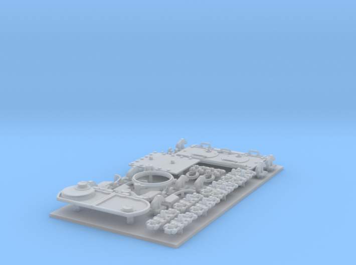 Atlantis 1/48th scale JS3 tank detail upgrade set 3d printed