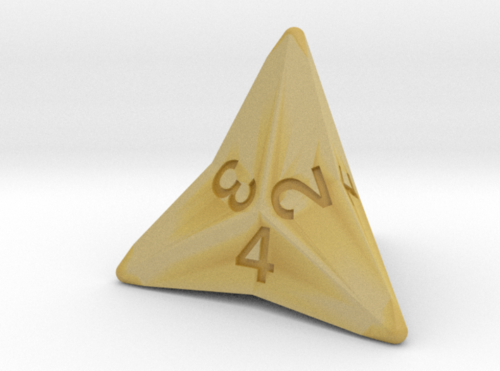 Star Cut D4 (bottom edge) 3d printed