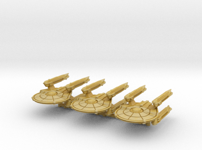 Federation Fast Frigate, 1/7000 3d printed