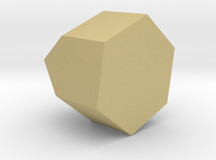 18. Elongated Triangular Cupola - 1in 3d printed
