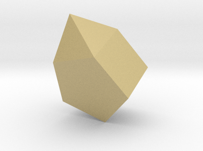 52. Augmented Pentagonal Prism - 1in 3d printed
