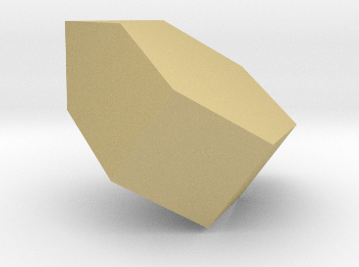 56. Metabiaugmented Hexagonal Prism - 10mm 3d printed