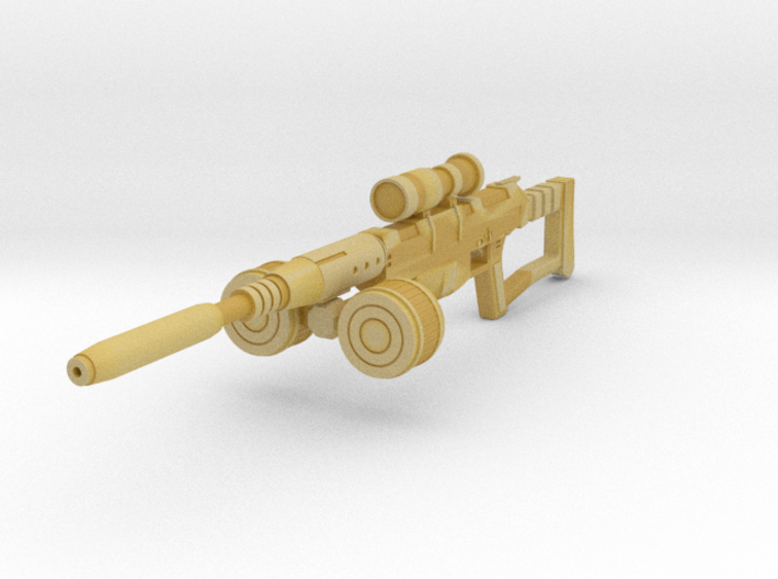 Crosshair sniper rifle with Grapple (2 parts) 3d printed 